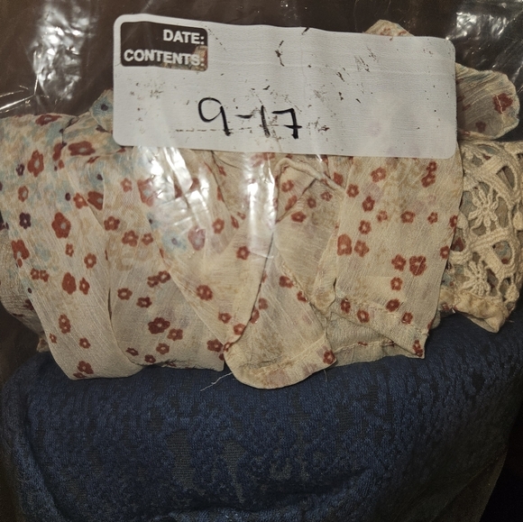 Decree Womans Sheer Long Sleeve Blouse Size S - Picture 11 of 14